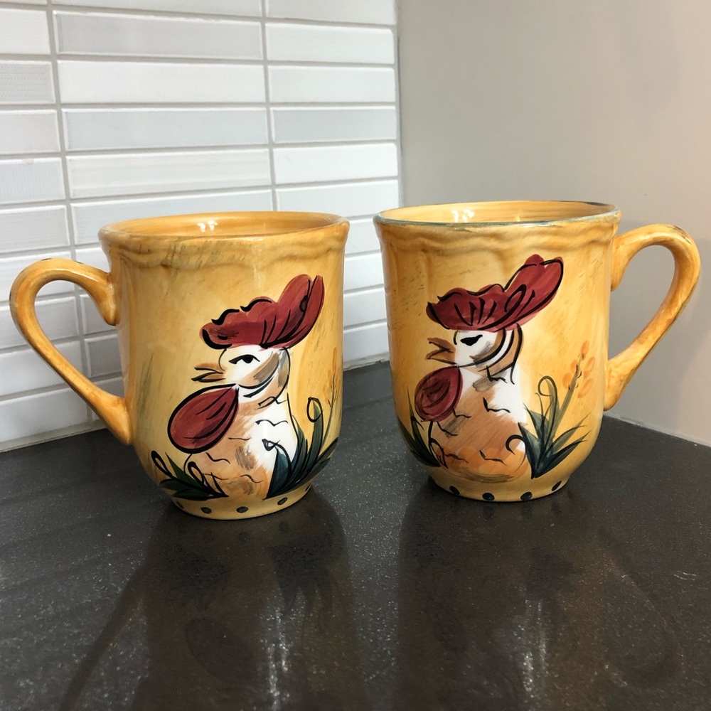 2 Tabletops Lifestyles Oster Le Fleur mugs